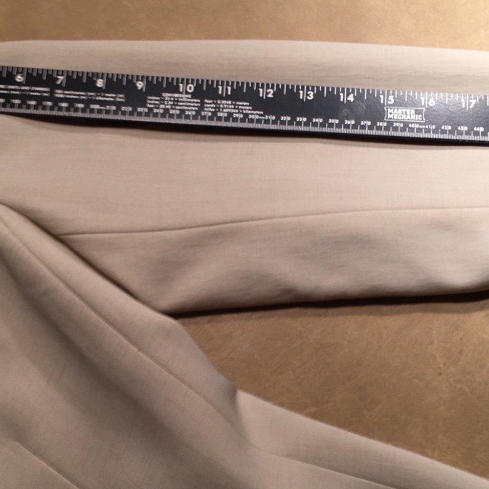 ANNE KLEIN Tapered/Fitted Career Blazer Jacket, BEIGE, Women’s Size 14 - Picture 7 of 10